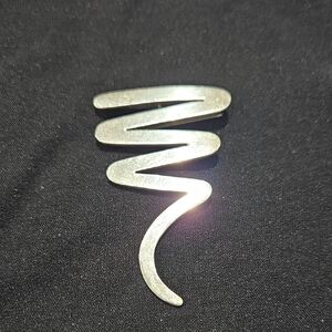 Vintage Taxco TS-01 Sterling Silver Modern Swirl Brooch Pendant